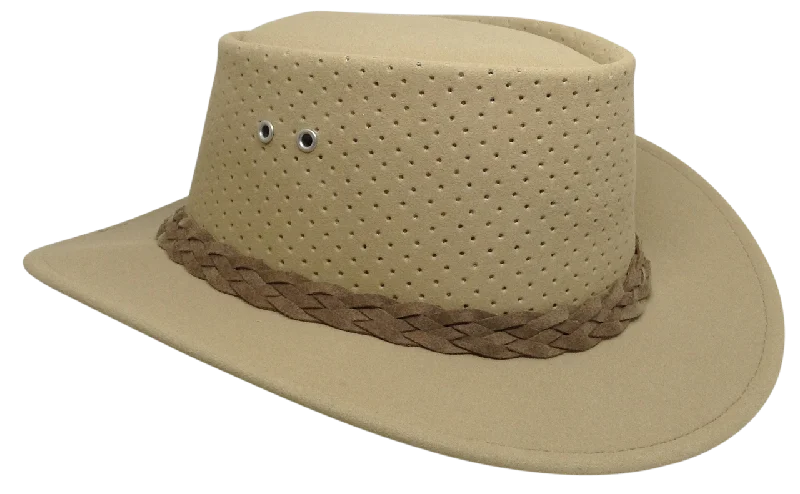 Aussie Chiller Outback Bushie Perforated Hat - Blonde