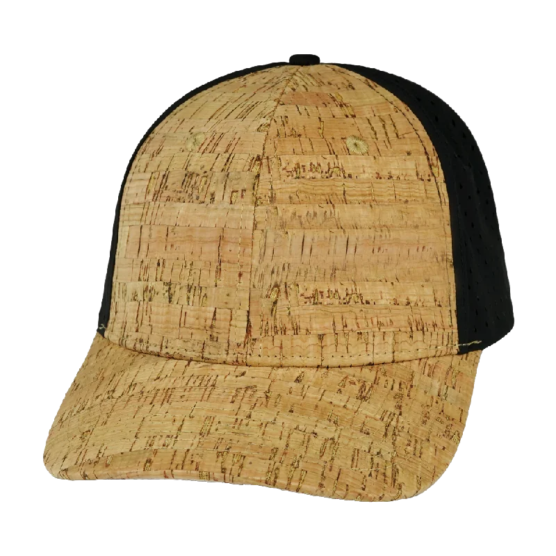 Blank - 6 Panel - Cork - Sheer Black (Unisex)