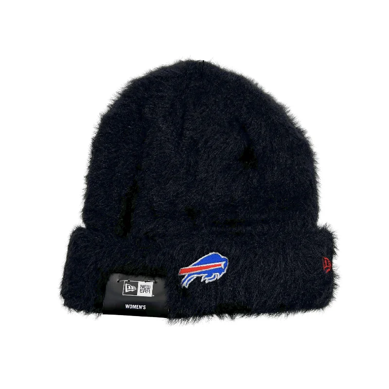 Women's New Era Buffalo Bills Black Fuzzy Winter Hat