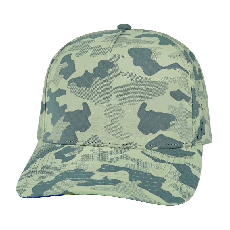 Blank - 5 Panel - Structured - Soft Gray Camo (Unisex)