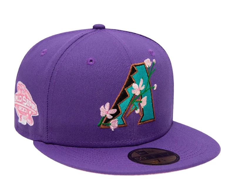 New Era Arizona Diamondbacks Side Patch Bloom 59FIFTY Fitted Pink UV 60288165