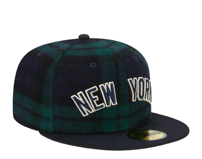 New Era New York Yankees Plaid 59FIFTY Fitted - Green/Navy