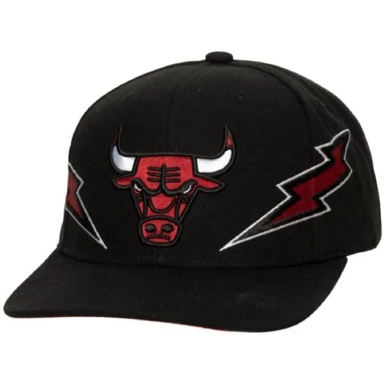 Men's Nba Chicago Bulls Double Trouble Snapback Cap In Black