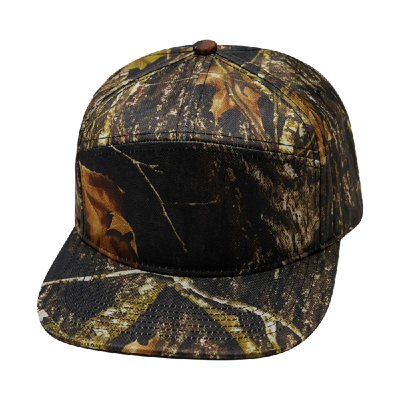 Blank - 7 Panel - Fall Tree Camo (Unisex)