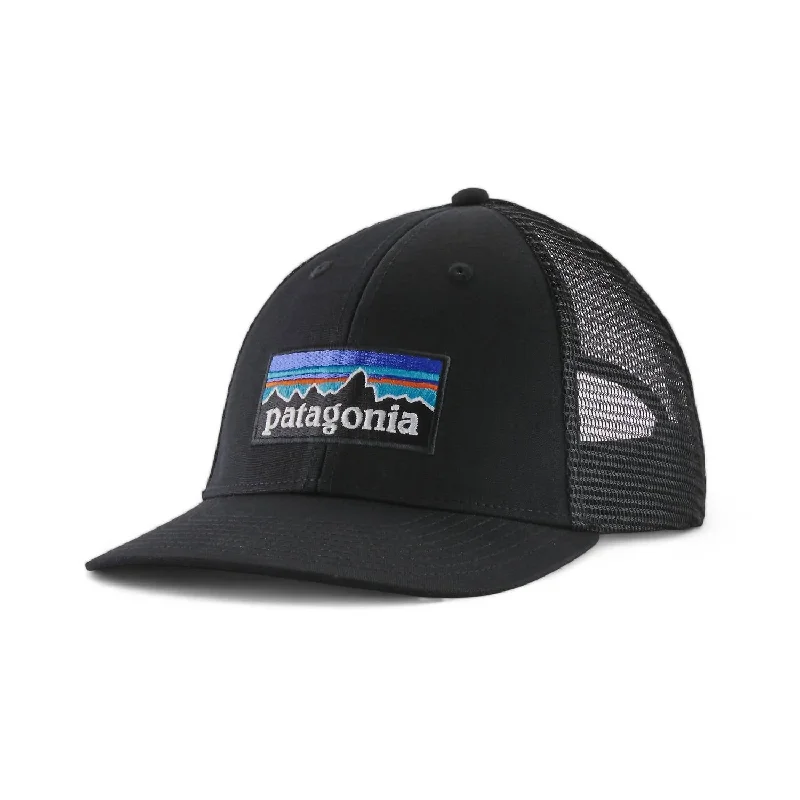 Unisex P-6 Logo Lopro Trucker Hat In Black