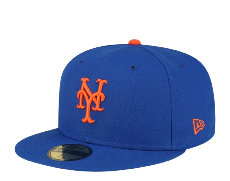 New Era New York Mets OTC 59FIFTY Fitted Cap 60291256 - Blue/Grey UV