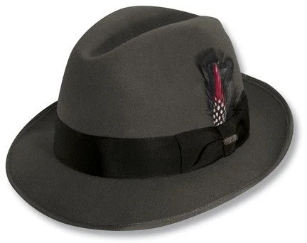 Scala Uptown Premium Wool Felt Detroit Fedora