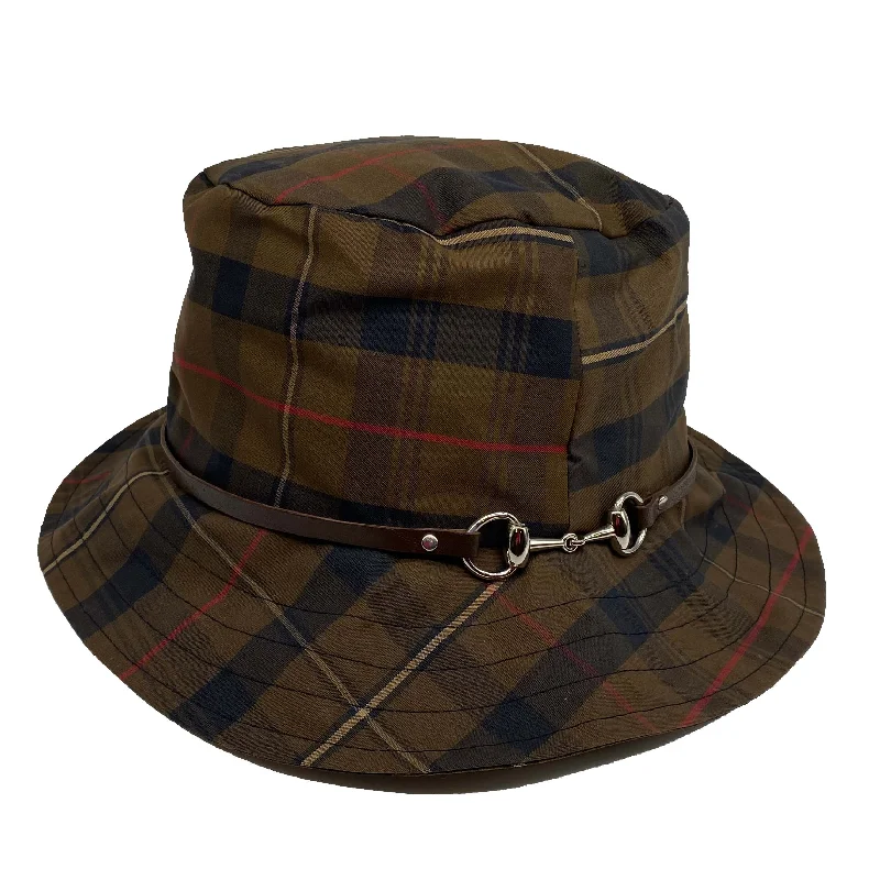 Brown-tartan