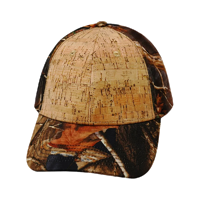 Blank - 6 Panel - Shallow Fit - Cork - Fall Camo (Unisex)