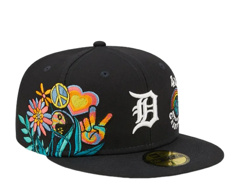 New Era Detroit Tigers Groovy 59FIFTY Fitted Blue Undervisor 60288053