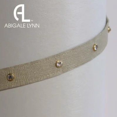 Abigale Lynn Visor Band - Pearlized Snake