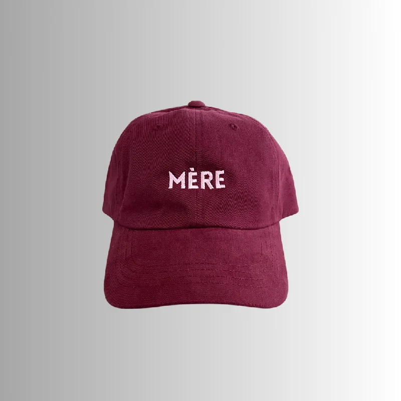 MÉRE Dad Hat- Burgundy