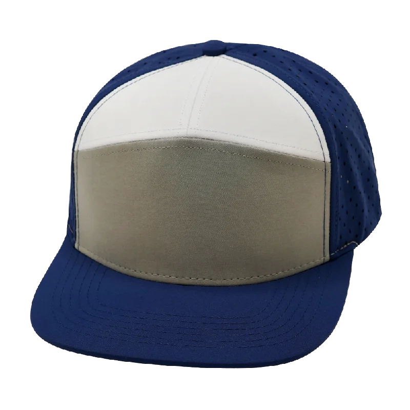 Blank - 7 Panel - Navy / Gray / White (Unisex)