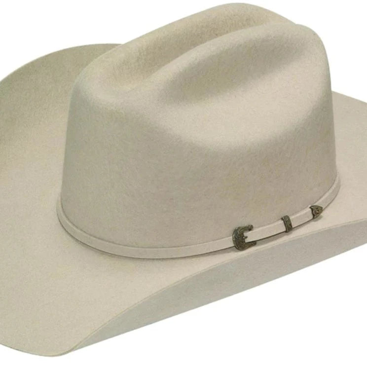 Twister Dallas Felt Cowboy Hat in Silver Belly