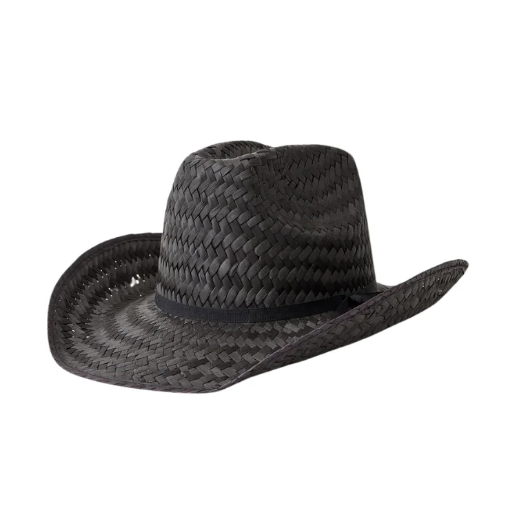 Brixton Houston Straw Cowboy - Black