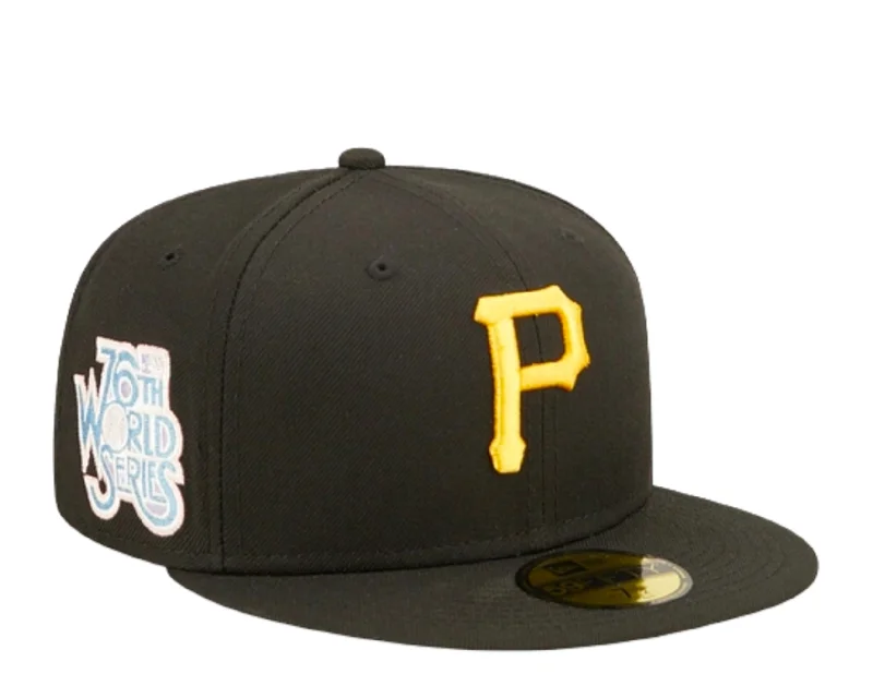 New Era 59Fifty MLB Pittsburg Pirates Pop Sweat Black/Blue Fitted Hat 60243519