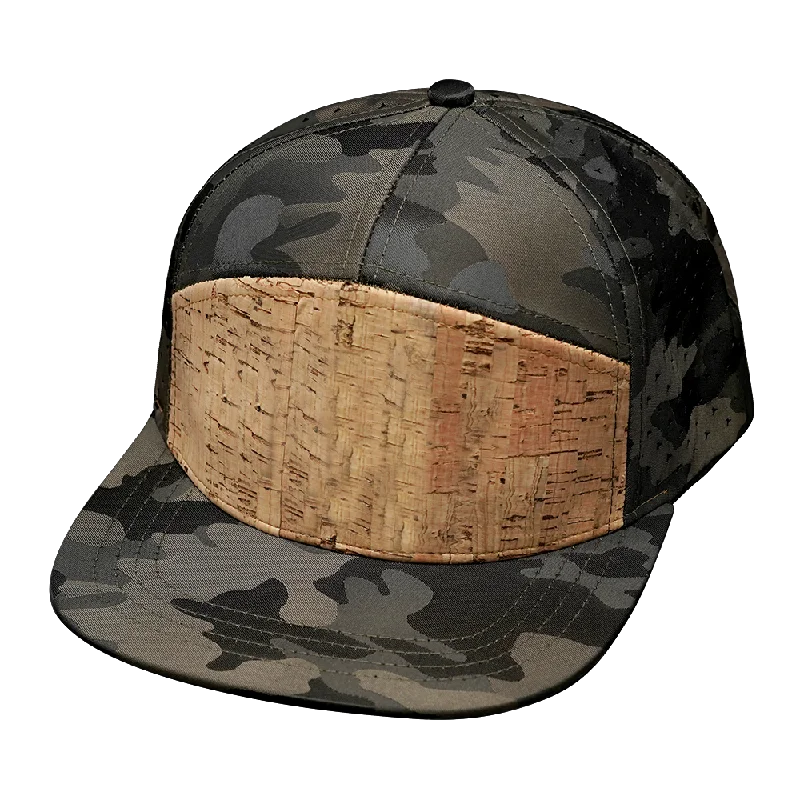 Blank - 7 Panel - Cork - Tan Camo (Unisex)