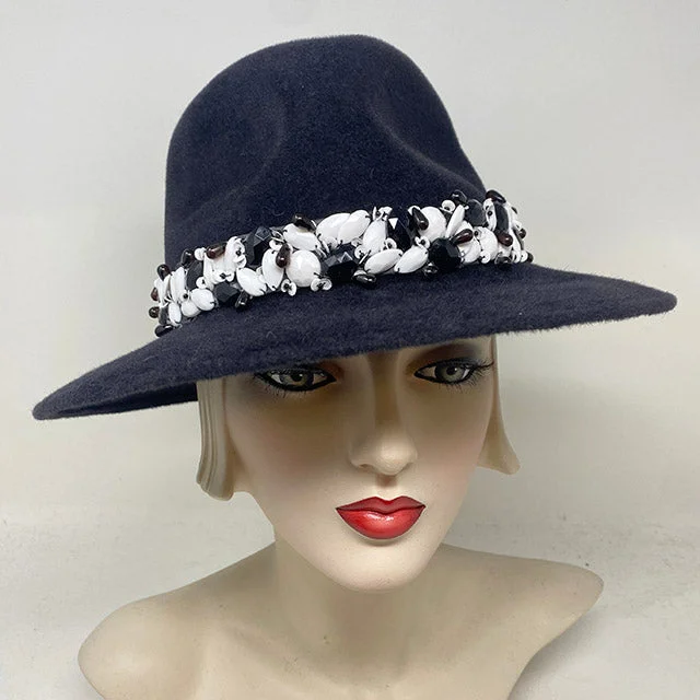 Fedora with Beaded Band