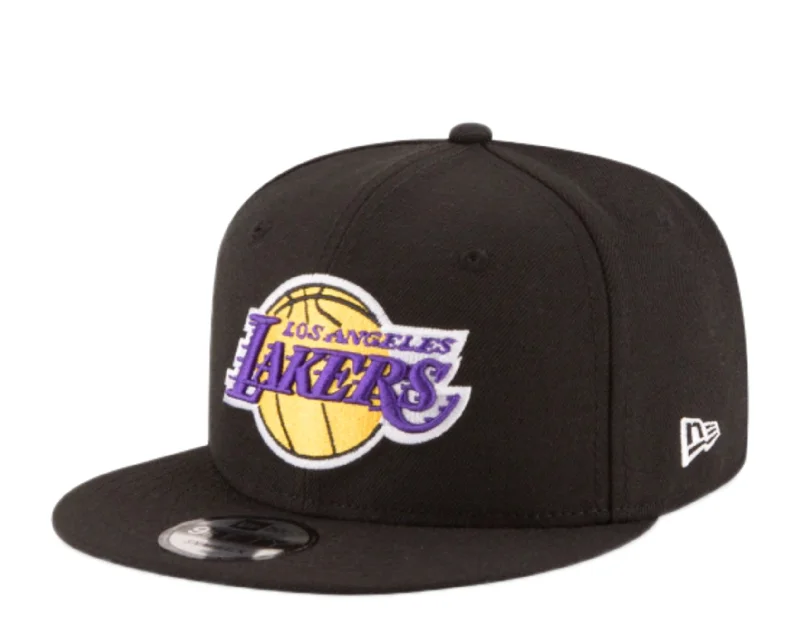 New Era 9Fifty NBA Los Angeles Lakers OTC Black Snapback Hat 70556867