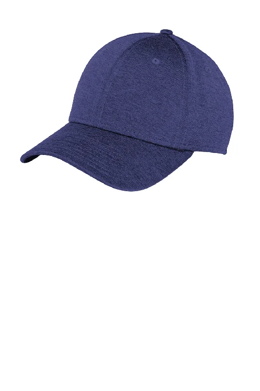 New Era Mens Stretch Fit Hat - Heather Royal Blue