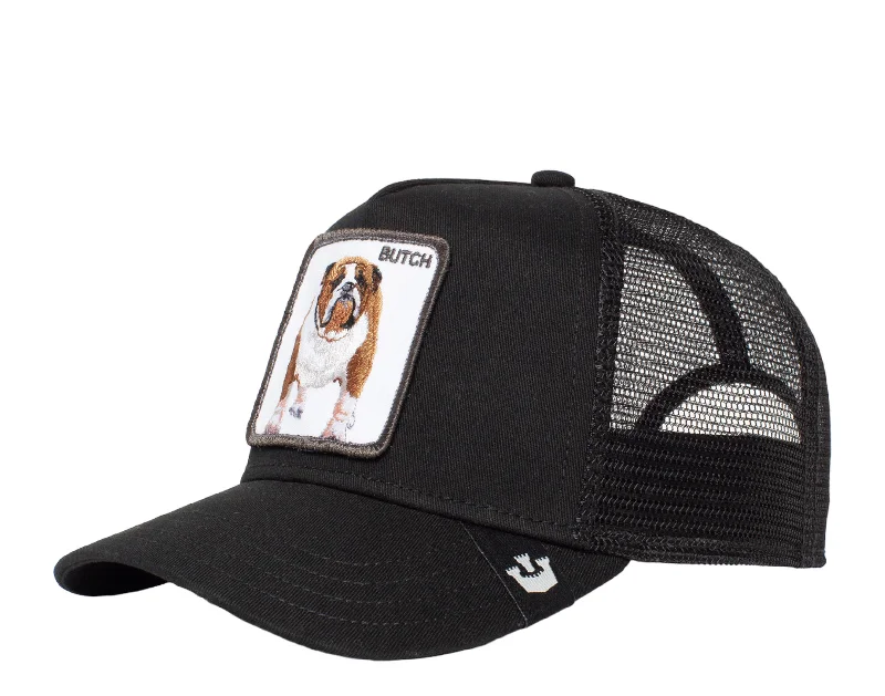 Goorin Bros The Butch Bulldog Black Trucker Hat 101-0440-BLK