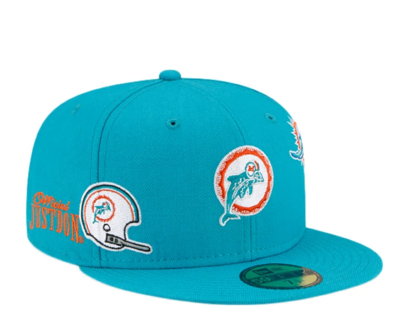 New Era x Just Don x Miami Dolphins 59FIFTY Fitted Cap w/ Grey Undervisor