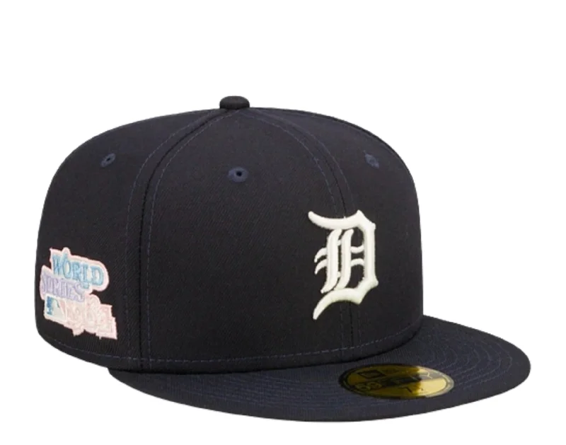 New Era 59Fifty MLB Detroit Tigers Pop Sweat Navy/Blue Fitted Hat 60243521