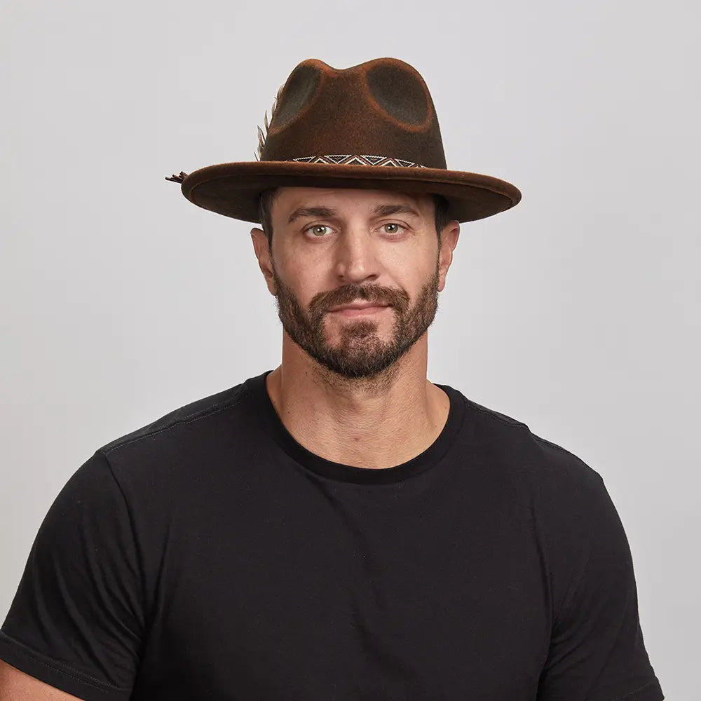 Backroad | Mens Felt Fedora Hat