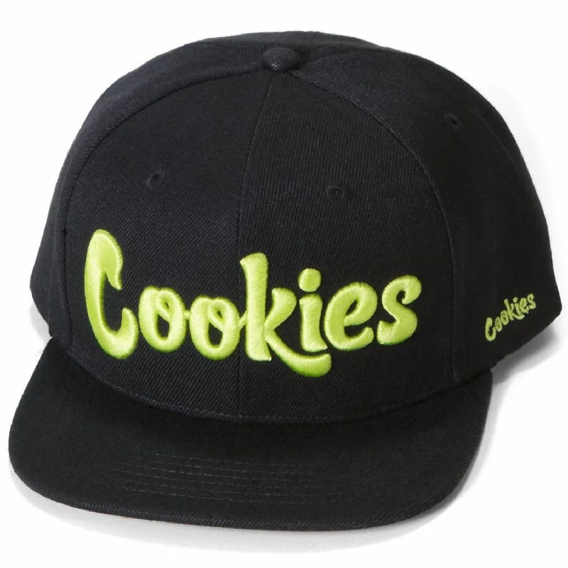 Men's Original Mint Twill Snapback Cap In Black/yellow