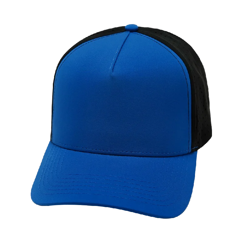 Blank - 5 Panel - Structured - Royal Blue / Black (Unisex)