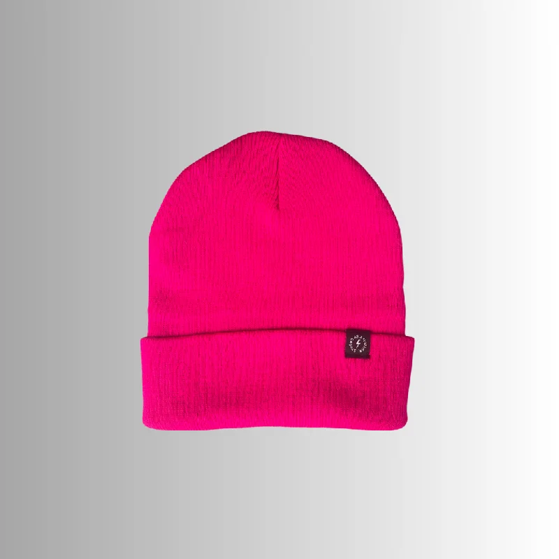 Strong as a mother™ Beanie - Neon Fuchsia