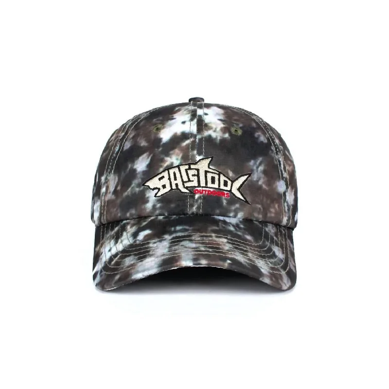 Unisex Tie Dye Performance Hat In Black