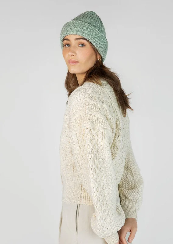 IrelandsEye Chunky Knit Hat | Sage