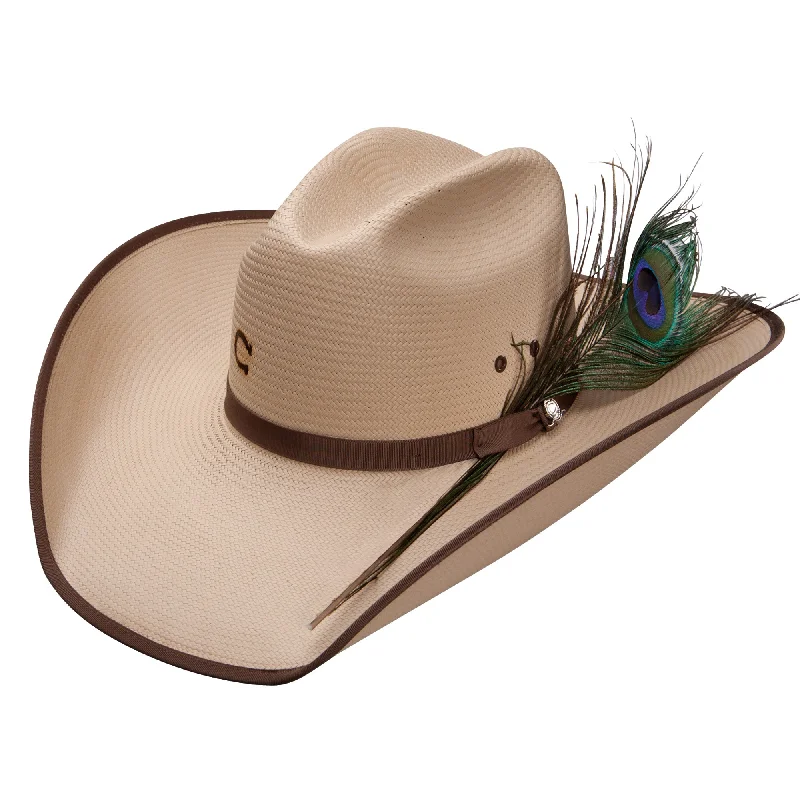 Charlie 1 Horse Plume Crazy Women's 10X Straw Western Hat