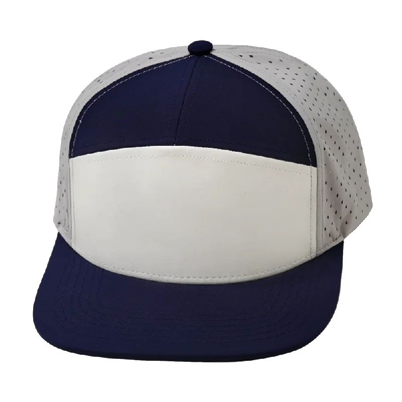 Blank - 7 Panel - Navy / White / Gray (Unisex)