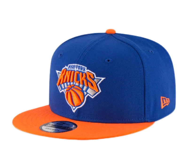 New Era 9Fifty NBA New York Knicks 2-Tone OTC Blue/Orange Snapback Hat 70353528