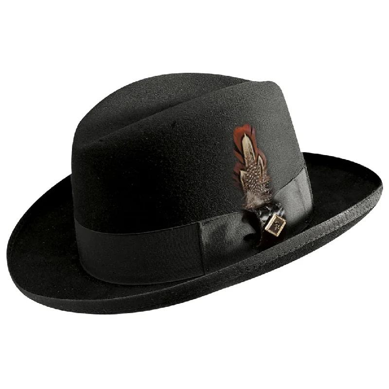 Stacy Adams Harvey Premium Wool Felt Homburg