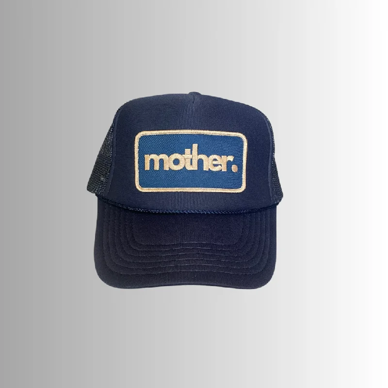 Mother Patch Trucker Hat - Navy