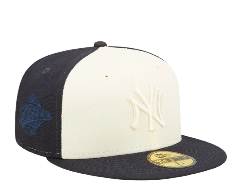 New Era 59Fifty MLB New York Yankees Tonal 2-Tone Navy/Cream Fitted 60243590