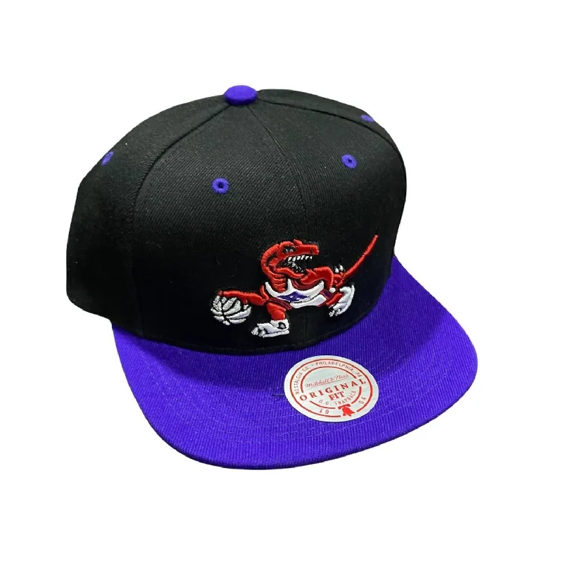 Men's Nba Hwc Toronto Raptors Lotto Pick Snapback Cap In Black/purple