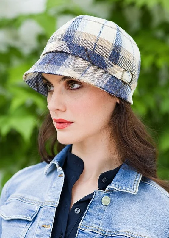 Murcos Flapper Hat | Blue Check