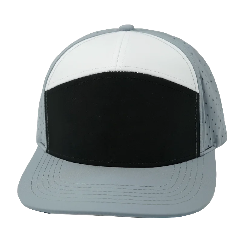 Blank - 7 Panel - Gray / Black / White (Unisex)