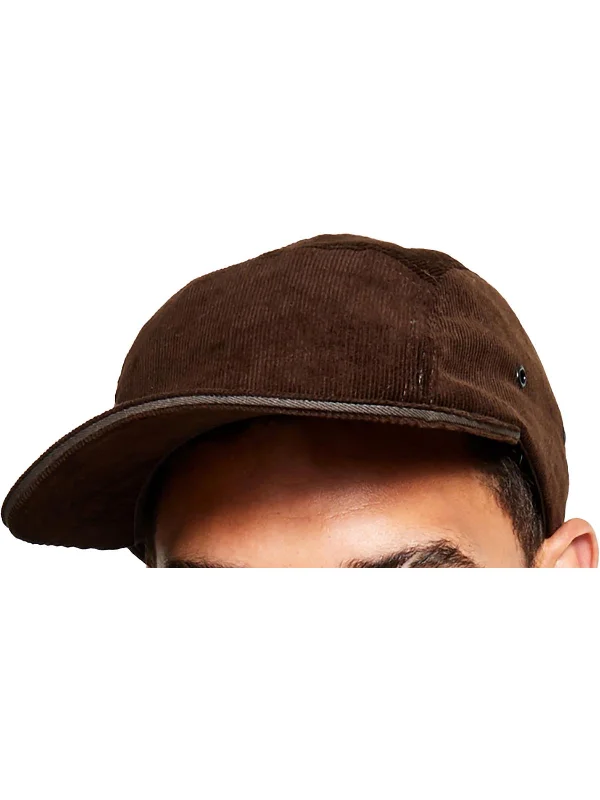 Mens Corduroy Adjustable Ball Cap