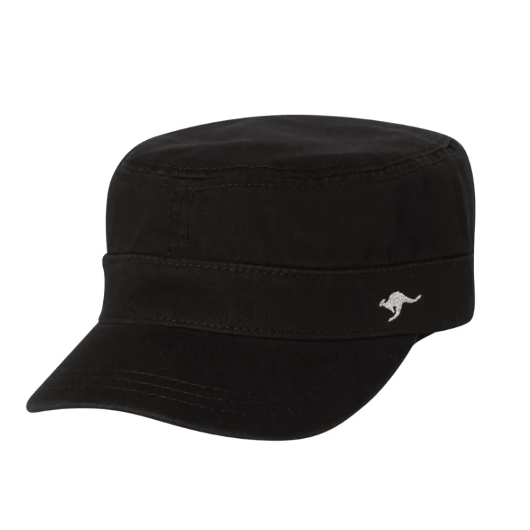 Pacific Creations Single Roo Mao Cap - Black