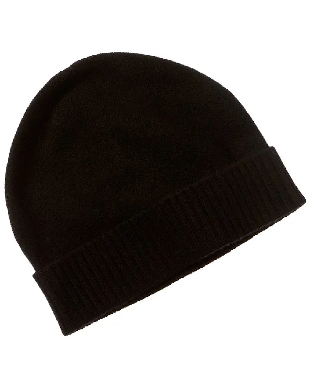 Vince Boiled Reverse Jersey Cuffed Cashmere Hat