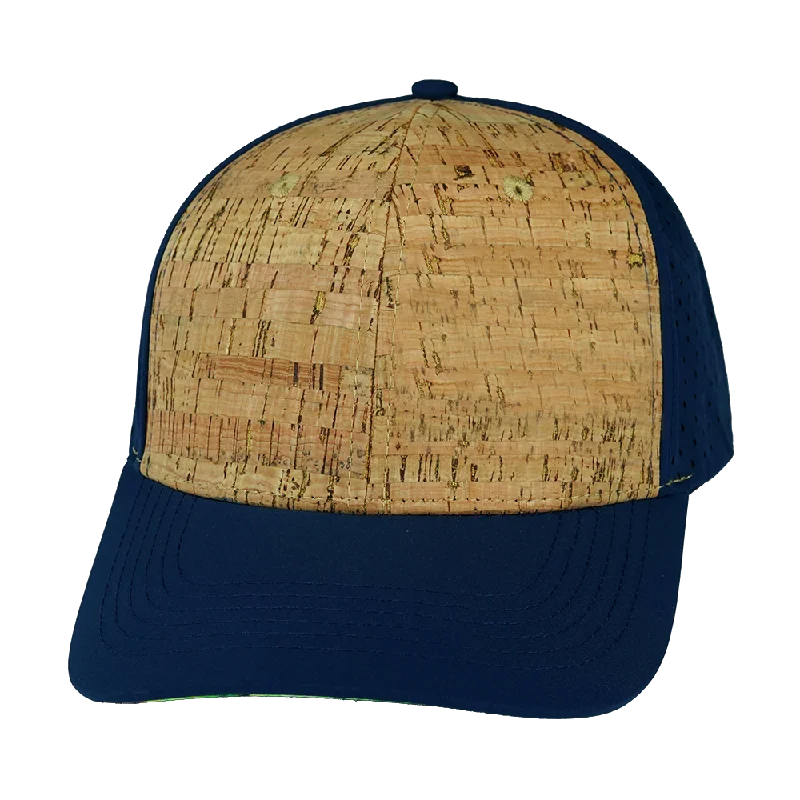 Blank - 6 Panel - Cork - Navy (Unisex)