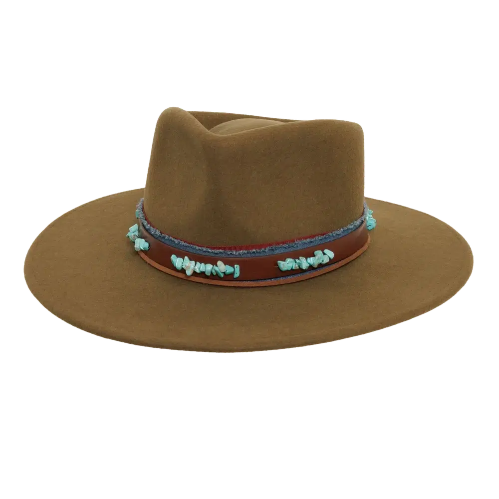 Trooper | Mens Wide Brim Felt Fedora Hat