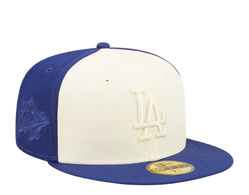 New Era 59Fifty MLB Los Angeles Dodgers Tonal 2-Tone Blue/Cream Fitted 60243580