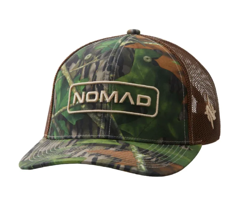 Men's Camo Hunter Trucker Hat In Camouflage