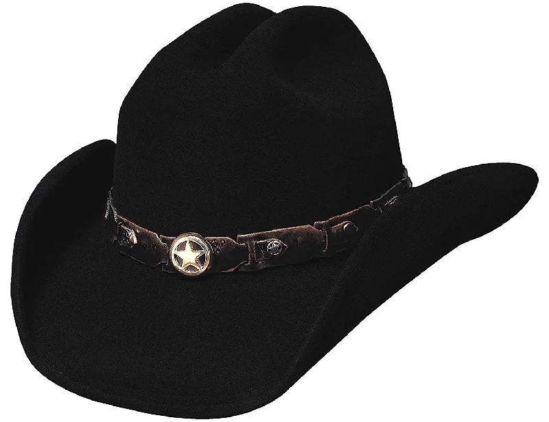 Bullhide Hats 0456Bl Gunfighters Collection Colt 45 Black Cowboy Hat Style 0456BL